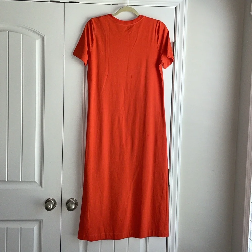 Tanya Taylor Floral Print Midi T-Shirt Dress - Picture 4 of 8